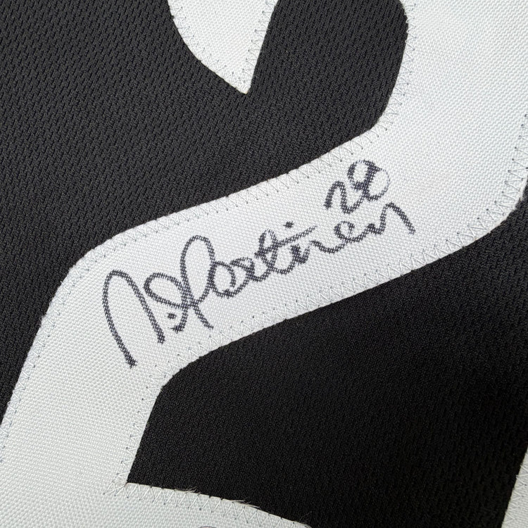 Autographed/Signed Nick Martinez Tampa Bay Black Baseball Jersey Beckett BAS COA