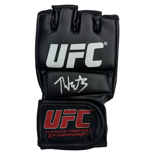 Autographed/Signed Terrance McKinney Fighting UFC MMA Ultimate Fighting Black Glove JSA COA