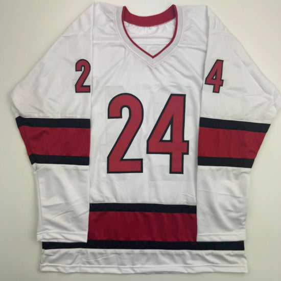 Autographed/Signed Seth Jarvis Carolina White Hockey Jersey JSA COA