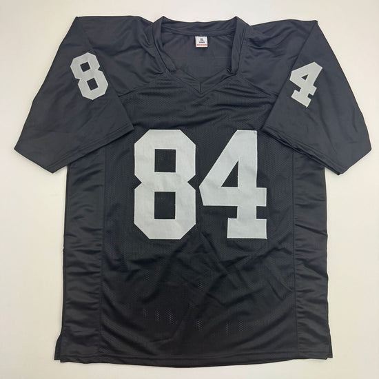 Autographed/Signed Antonio Brown Oakland Las Vegas Black Football Jersey JSA COA