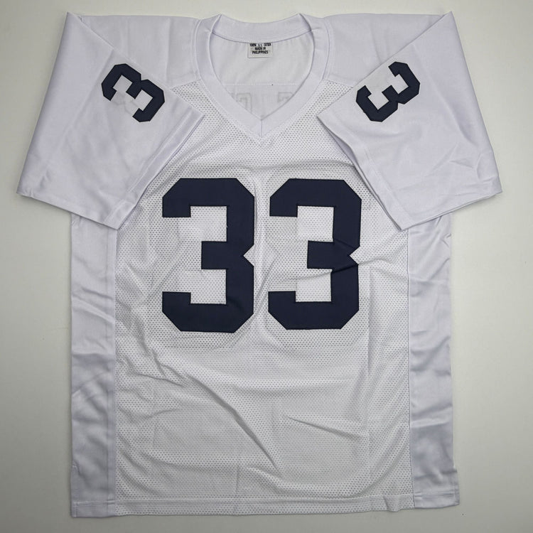 Autographed/Signed Dani Dennis-Sutton Penn State White College Football Jersey JSA COA