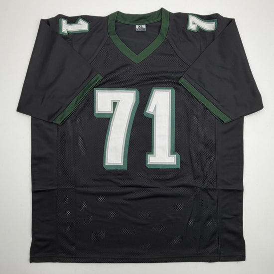 Autographed/Signed Jason Peters Philadelphia Black Football Jersey JSA COA
