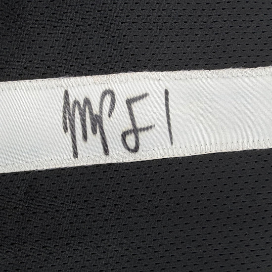 Autographed/Signed Michael Porter Jr Brooklyn Black Basketball Jersey JSA COA
