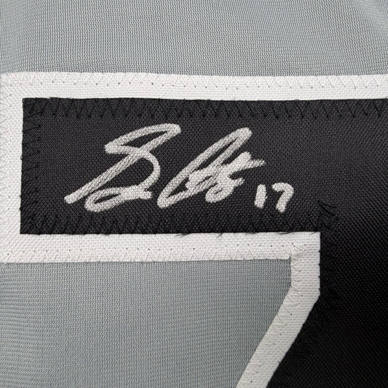 Autographed/Signed Sam Antonacci Chicago Grey Baseball Jersey Beckett BAS COA