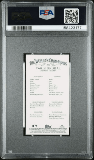 Graded 2021 Topps Allen & Ginter Tarik Skubal #245 Mini Rookie RC Baseball Card PSA 10 Gem Mint