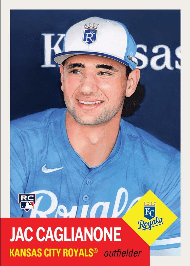 2026 Topps Living Jac Caglianone #936 Kansas City Royals Rookie RC Baseball Card
