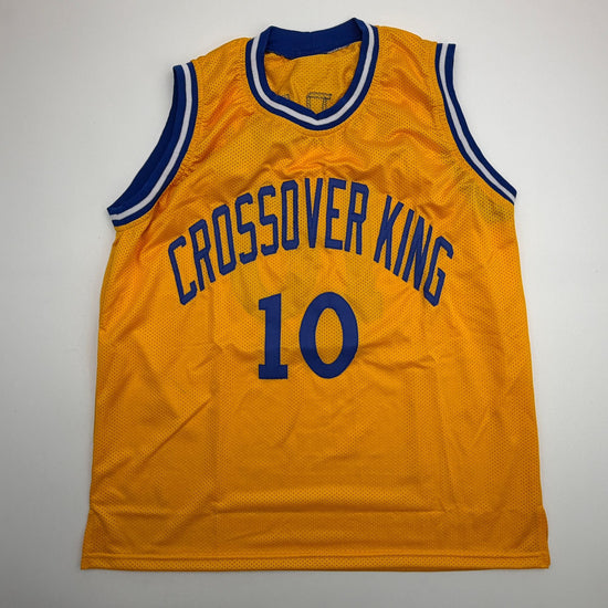 Autographed/Signed Tim Hardaway Golden State Yellow Basketball Jersey Beckett BAS COA
