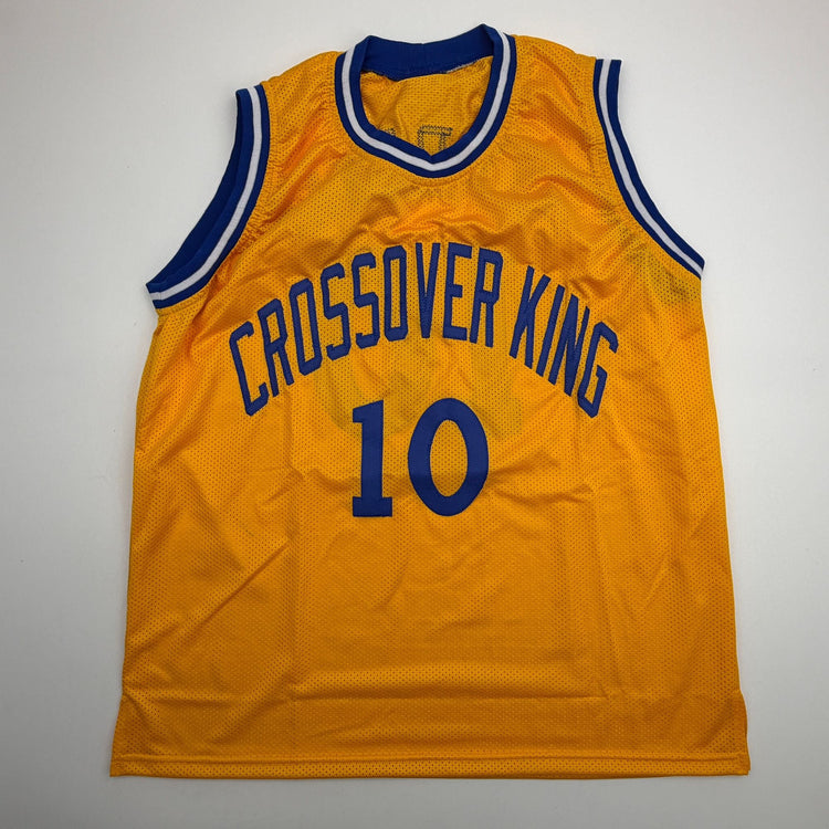 Autographed/Signed Tim Hardaway Golden State Yellow Basketball Jersey Beckett BAS COA