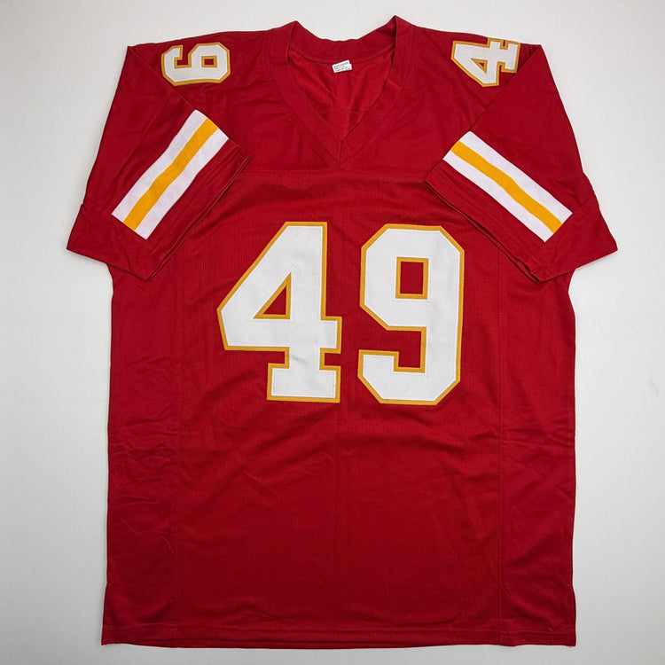 Autographed/Signed Tony Richardson Kansas City Red Football Jersey Beckett BAS COA