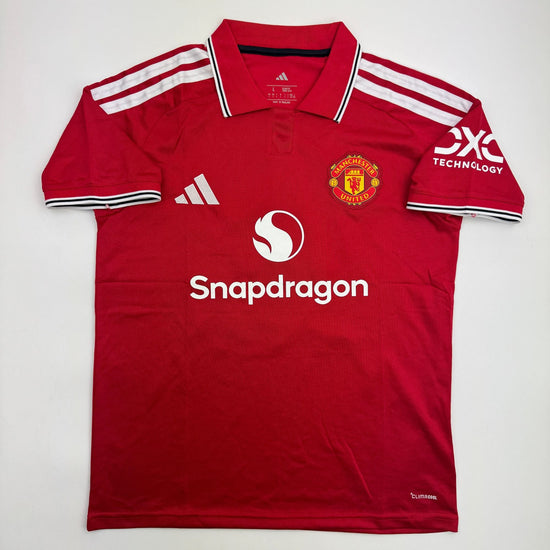 Autographed/Signed Amad Diallo Manchester United Red Soccer Futbol Jersey Beckett BAS COA