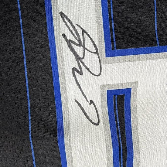 Framed Autographed/Signed Jalen Suggs 35x39 Orlando Magic Black Authentic Basketball Jersey Fanatics COA
