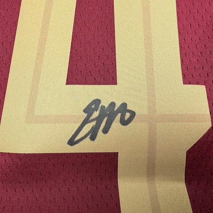 Framed Autographed/Signed Evan Mobley 35x39 Cleveland Cavaliers Maroon Authentic Basketball Jersey Fanatics COA