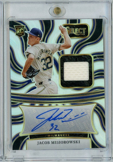 2025 Panini Select Jacob Misiorowski #AM-JM RPA Auto /99 Rookie RC Baseball Card