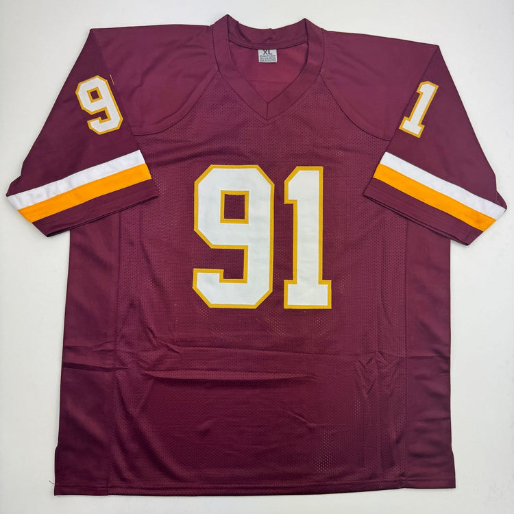 Autographed/Signed Ryan Kerrigan Washington Maroon Football Jersey JSA COA