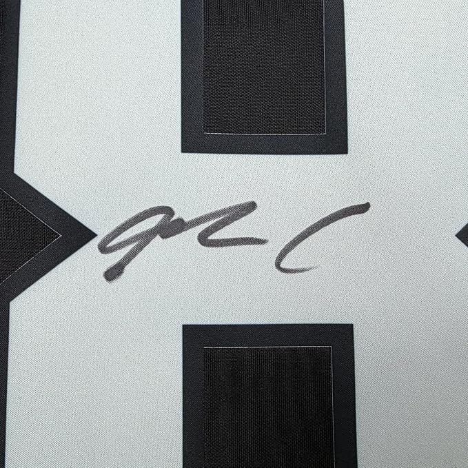 Framed Autographed/Signed Maxx Crosby 35x39 Oakland Las Vegas Raiders Black Authentic Football Jersey Fanatics COA