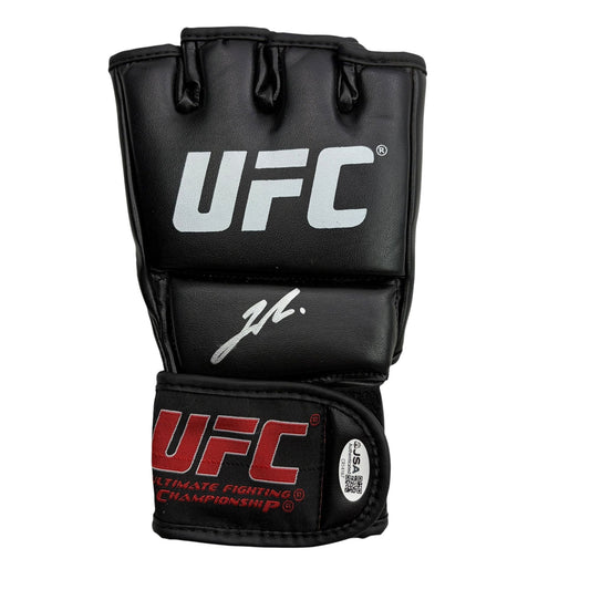 Autographed/Signed Joshua Van Fighting UFC MMA Ultimate Fighting Black Glove JSA COA