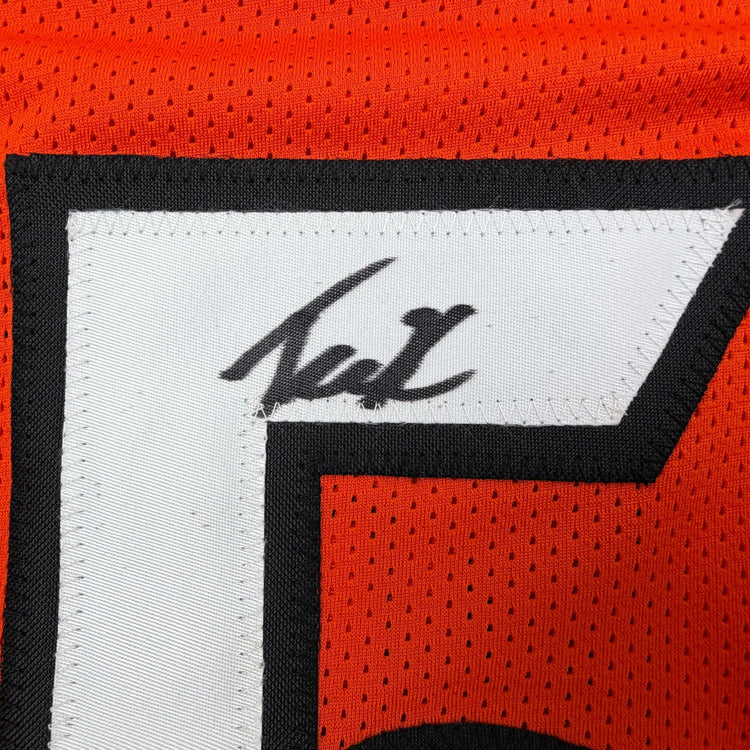 Autographed/Signed Tee Higgins Cincinnati Orange Football Jersey Beckett BAS COA