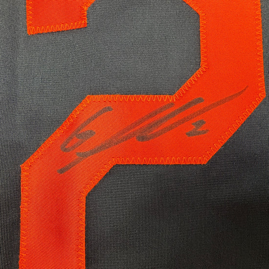 Autographed/Signed Gunnar Henderson Baltimore Black Baseball Jersey Beckett BAS COA