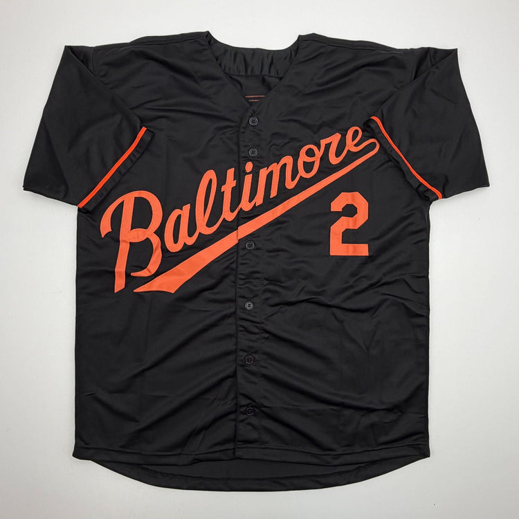 Autographed/Signed Gunnar Henderson Baltimore Black Baseball Jersey Beckett BAS COA