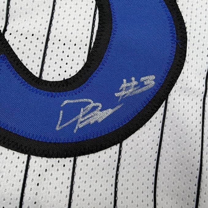 Framed Autographed/Signed Desmond Bane 35x39 Orlando White Pinstripe Basketball Jersey Beckett BAS COA