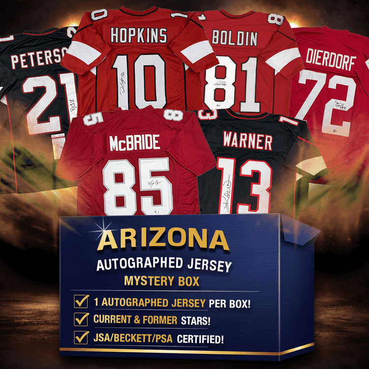 Autographed/Signed Arizona Football Jersey Mystery Box with PSA JSA or Beckett COA
