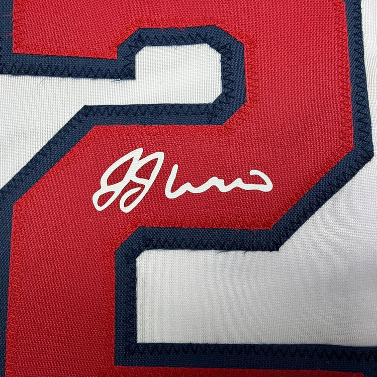 Framed Facsimile Autographed JJ Wetherholt 35x39 St. Louis White Reprint Laser Auto Baseball Jersey Size Men's XL