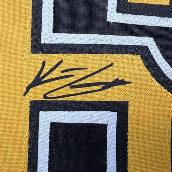 Framed Facsimile Autographed Konnor Griffin 35x39 Pittsburgh Black Reprint Laser Auto Baseball Jersey Size Men's XL