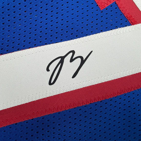 Facsimile Autographed Jaylen Brown Philadelphia Black Reprint Laser Auto Basketball Jersey Size Men's XL