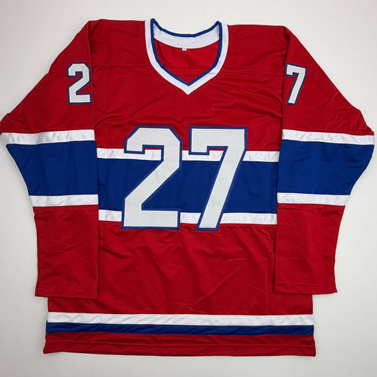 Autographed/Signed Shayne Corson Montreal Red Hockey Jersey Beckett BAS COA