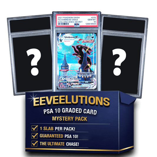 Eeveelutions Graded PSA 10 Pokemon Card Mystery Pack TCG