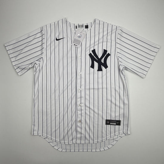 Autographed/Signed Jazz Chisholm Jr. New York Yankees Authentic Pinstripe Baseball Jersey Fanatics & MLB COA