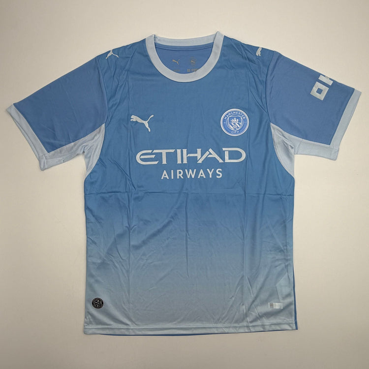 Autographed/Signed Mario Balotelli Manchester City Blue Soccer Futbol Jersey Beckett BAS COA