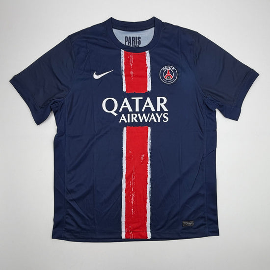 Autographed/Signed Ousmane Dembele PSG Paris Saint-Germain Blue Soccer Futbol Jersey Beckett BAS COA
