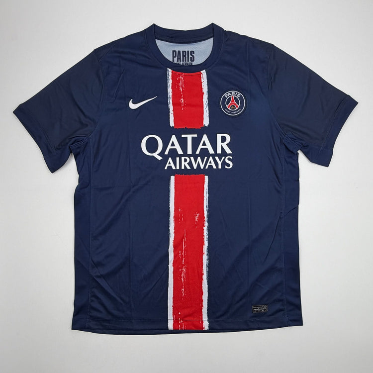 Autographed/Signed Ousmane Dembele PSG Paris Saint-Germain Blue Soccer Futbol Jersey Beckett BAS COA