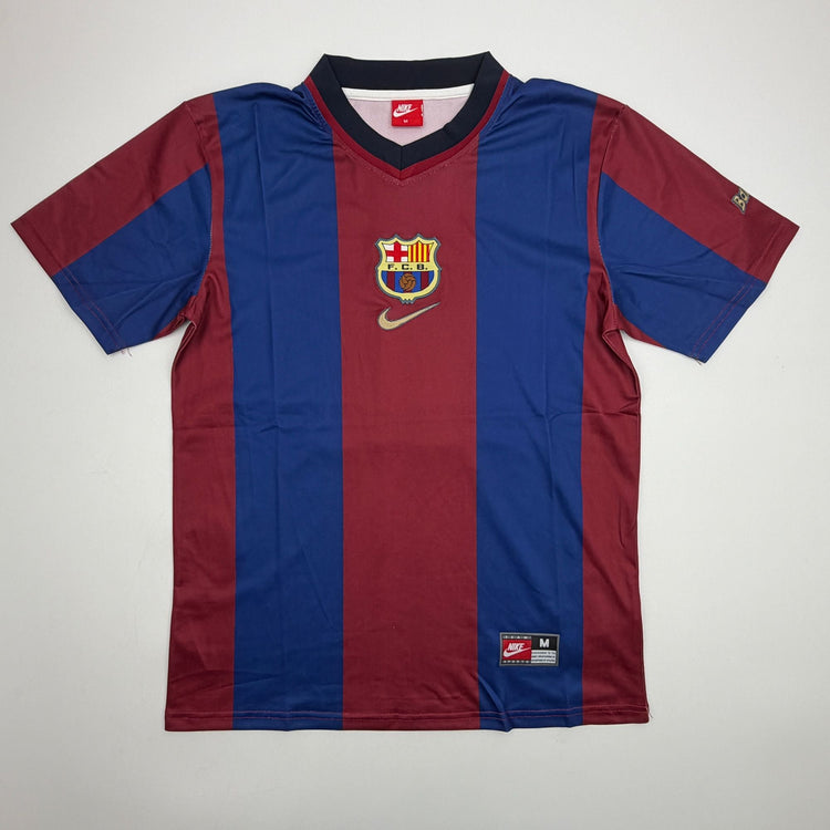 Autographed/Signed Rivaldo Ferreira FC Barcelona Maroon Soccer Jersey Beckett BAS COA