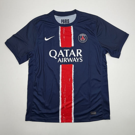 Autographed/Signed Vitinha PSG Paris Saint Germain Blue Soccer Jersey Beckett BAS COA