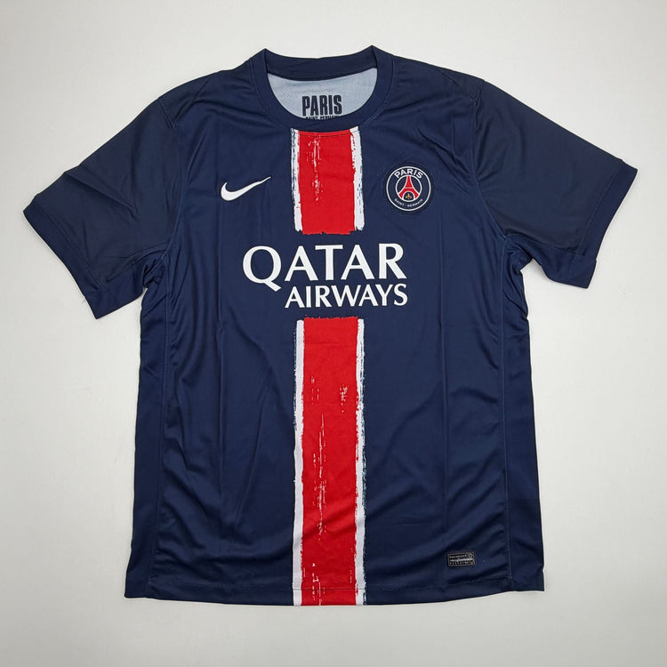 Autographed/Signed Vitinha PSG Paris Saint Germain Blue Soccer Jersey Beckett BAS COA