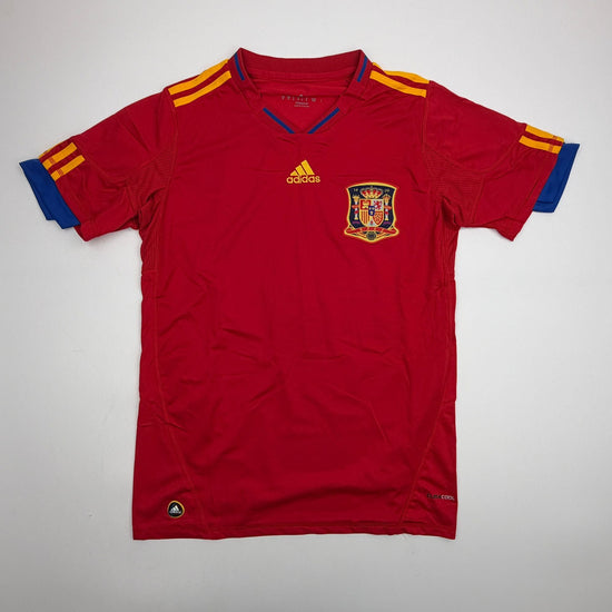 Autographed/Signed David Villa Spain Red World Cup Soccer Jersey Beckett BAS COA
