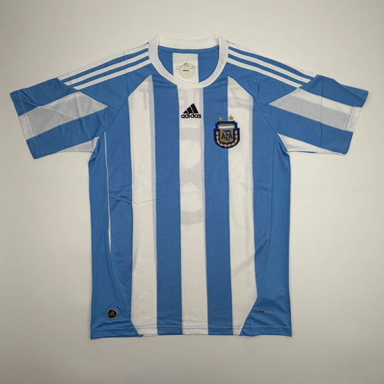 Autographed/Signed Javier Zanetti Argentina Blue/White Soccer World Cup Jersey Beckett BAS COA