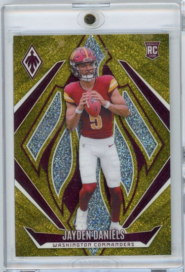 2024 Panini Phoenix Jayden Daniels #198 International Gold /10 Rookie RC Football Card