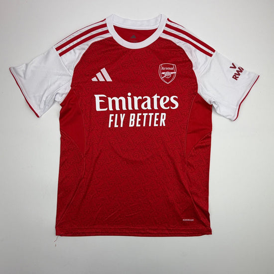 Autographed/Signed Gabriel Arsenal Red Soccer Futbol Jersey Beckett BAS COA