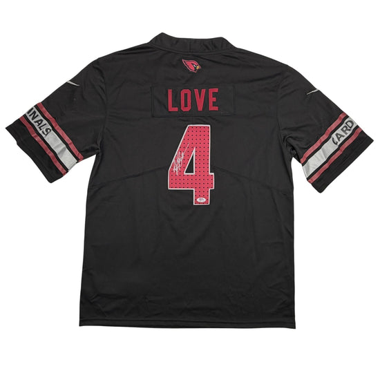 Autographed/Signed Jeremiyah Love Arizona Black Football Jersey PSA/DNA COA