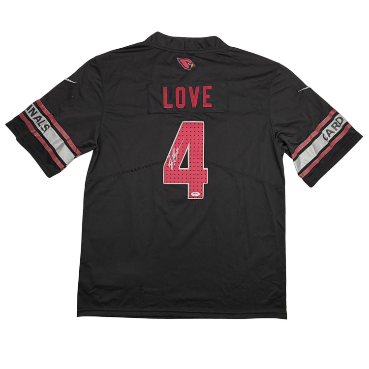 Autographed/Signed Jeremiyah Love Arizona Black Football Jersey PSA/DNA COA