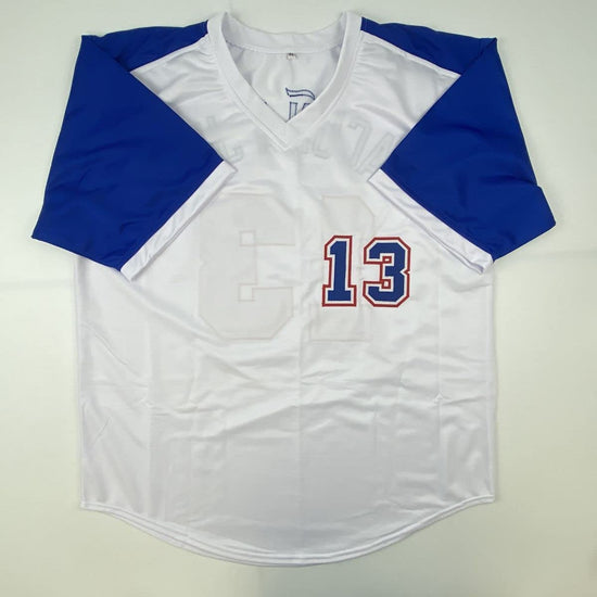 Autographed/Signed Ronald Acuna Jr. Atlanta White Retro Baseball Jersey Beckett BAS COA