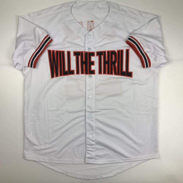 Autographed/Signed Will Clark San Francisco White Baseball Jersey JSA COA