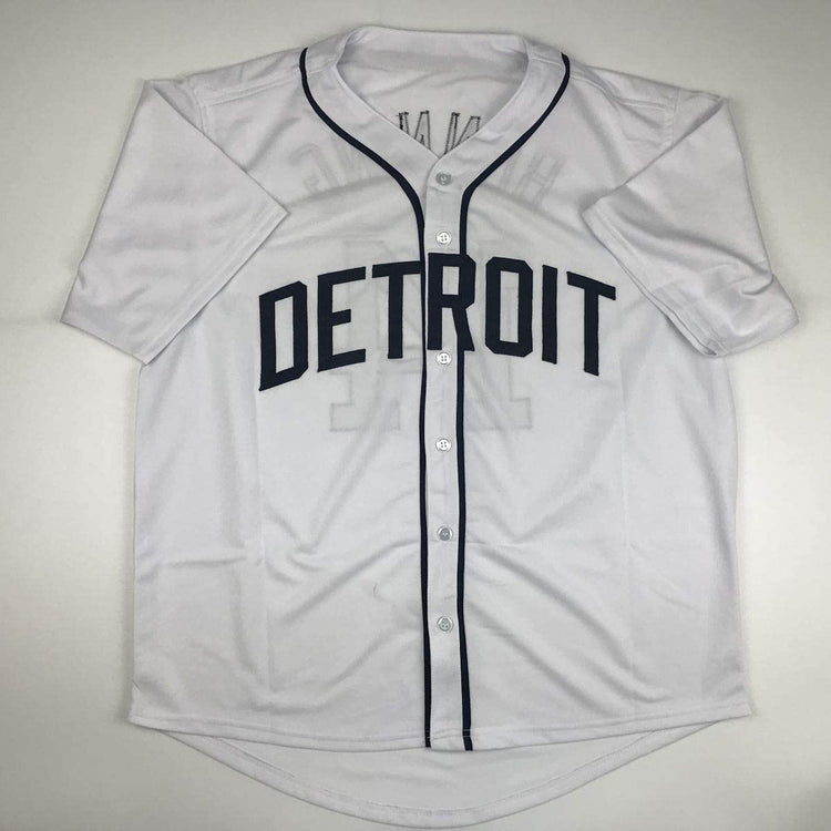 Autographed/Signed Jim Bunning Detroit White Baseball Jersey JSA COA