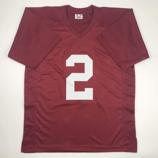 Autographed/Signed Derrick Henry Alabama Red College Football Jersey JSA COA