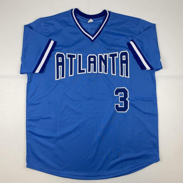 Autographed/Signed Dale Murphy Atlanta Light Blue Baseball Jersey PSA/DNA COA