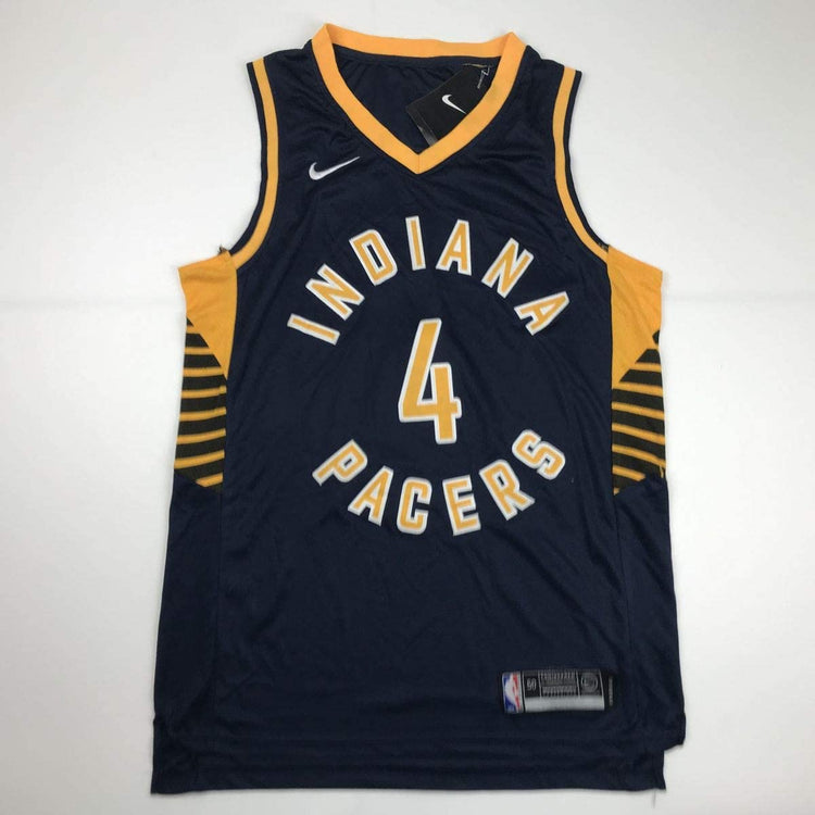 Autographed/Signed Victor Oladipo Indiana Blue Basketball Jersey PSA/DNA COA