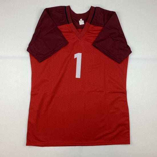 Autographed/Signed Hope Solo Red Soccer Team USA World Cup Jersey JSA COA